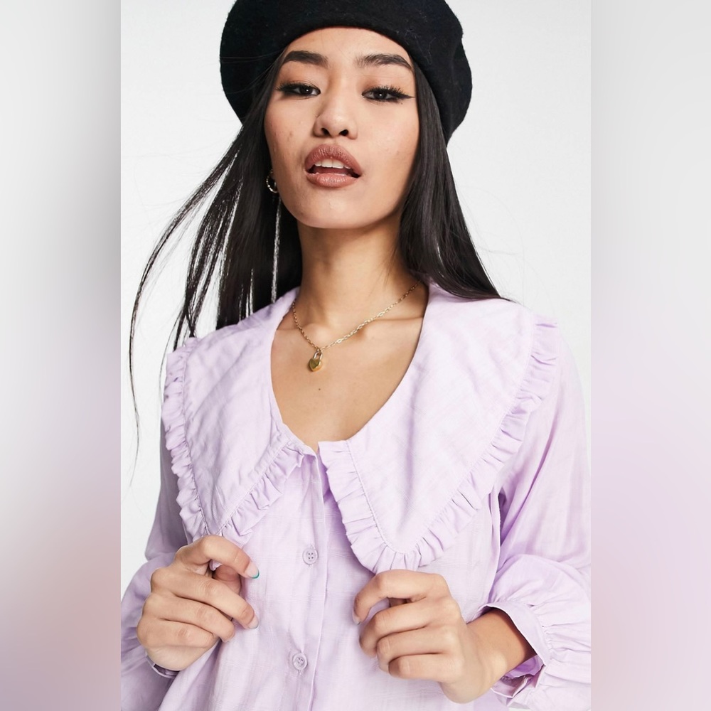 Lola May Statement Collar Shirt